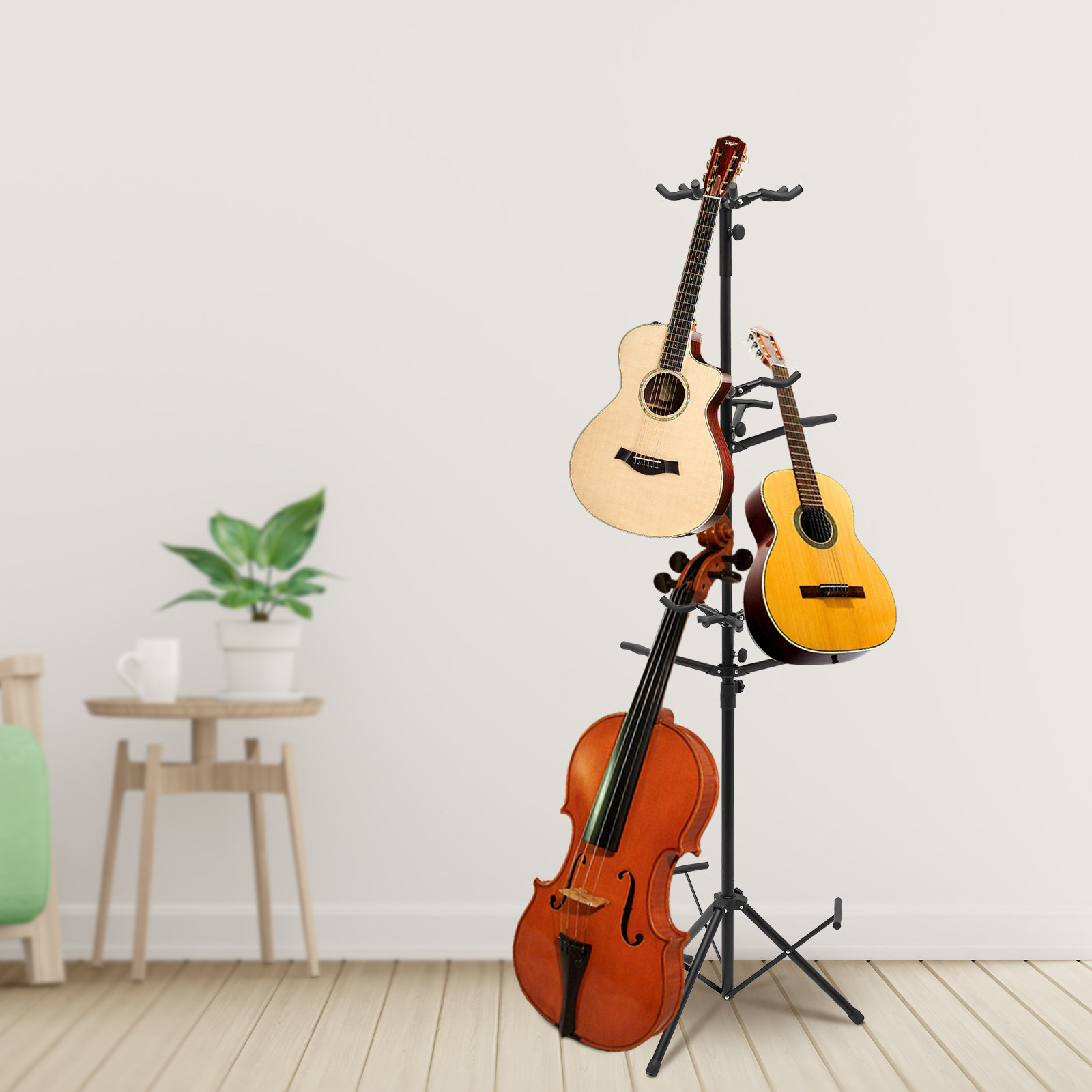 Wooden Guitar Stand, Floor-standing Wooden Guitar Stand, Folding Guitar  Stand, Guitar Base Stand, Guitarists Gift, Mothers Day Gift 