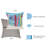 Gone Skiing Indoor/Outdoor Throw Pillow