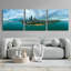 «Wonderful Chicago» par Epic Portfolio, art mural en verre acrylique, ensemble de 3 pièces