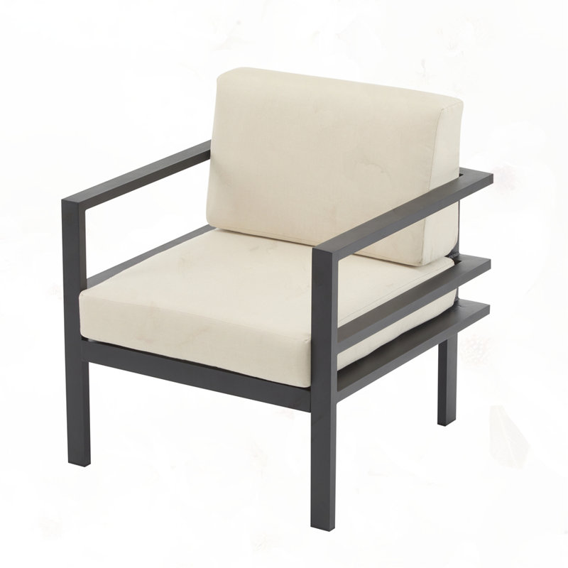 Méridienne d'extérieur moderne 27,7 po