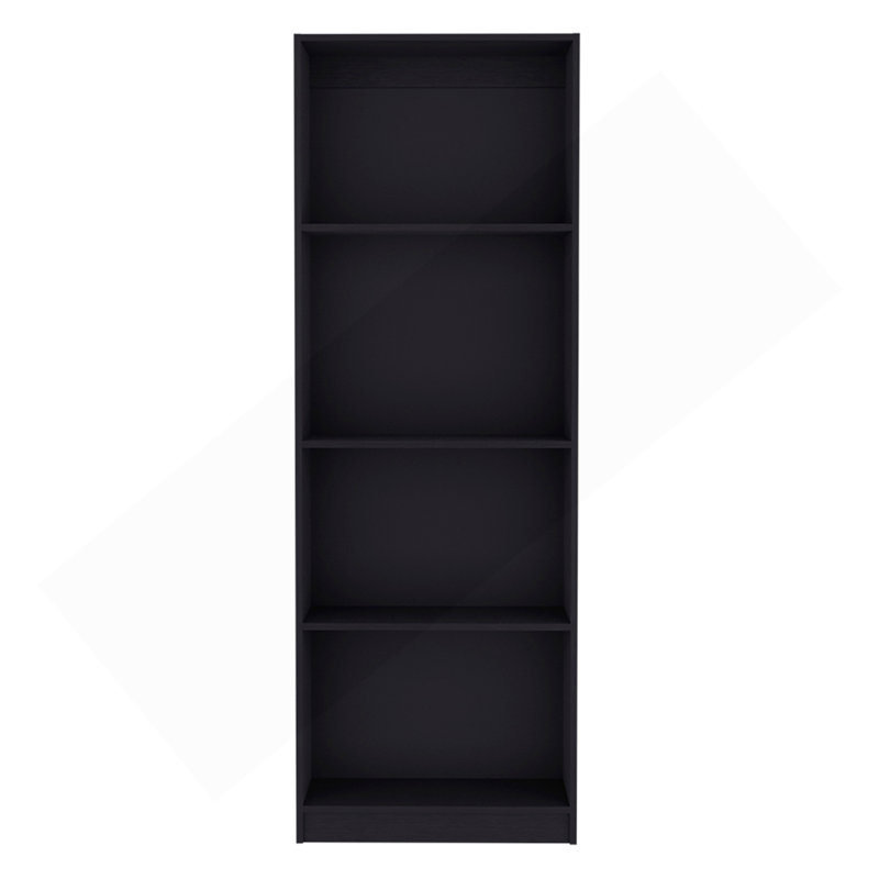 Bibliothèque, bureau, noir, Noir