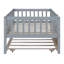 Lit de jour simple en bois avec couchette et barrière de sécurité, gris-1820328690-1820328688
