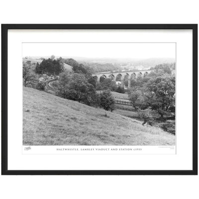Haltwhistle, Lambley Viaduct And Station C1955 - Single Picture Frame Print