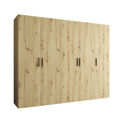 Berlie I Hinged Door Wardrobe 250cm - Expansive, Soft-Close Storage for Airy, Organised Living