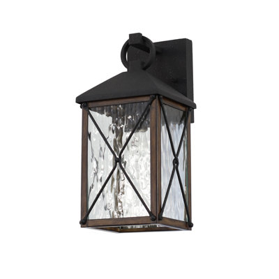 Barthold 12"H Outdoor Wall Lantern Light
