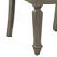 Chaise d'appoint en lin beige Zumala (ensemble de 2)