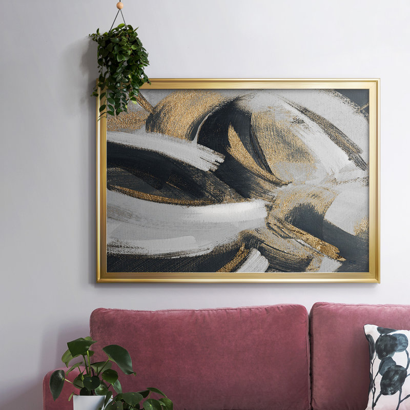 " Bittersweet ", 26" H x 38" W x 1.5" D, Gold