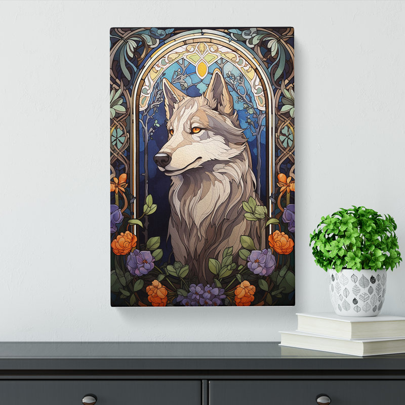 Husky Nouveau No.2 - Print, 76cm H x 50cm W x 3cm D