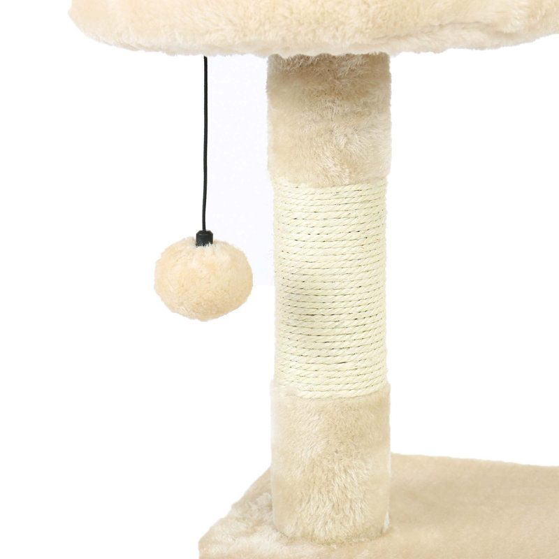 Arbre à chat pour animaux de compagnie, Beige