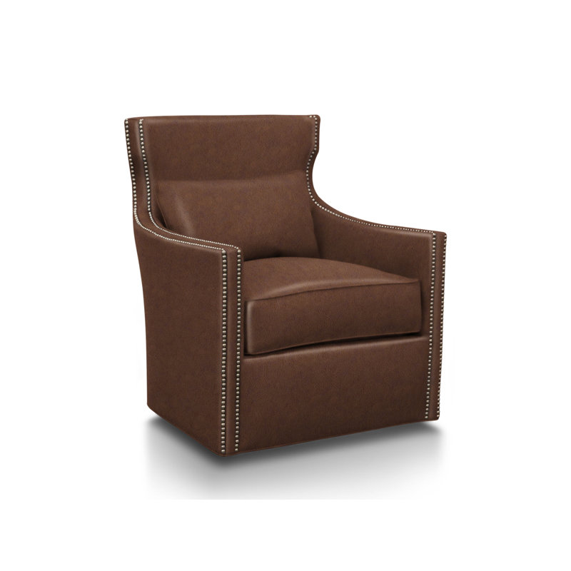 Upholstered Swivel Armchair, Applause Coconut Husk