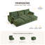 Canapé-lit modulaire surdimensionné en chenille Olar-141721300