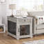 Mobilier pour cage de chien avec dessus rabattable-88147391