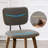 18.9" H Mid-Century Modern Dining Chair, Set of 6, Upholstered Side Chair with Padded Seat Cushion & Curved Backrest-168889503-185442239