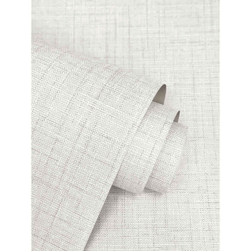 Larson Texture Light Grey Wallpaper