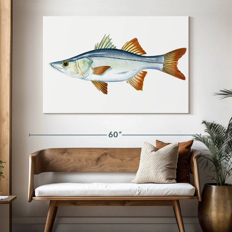 Brampt Snook, 34" H x 51" W