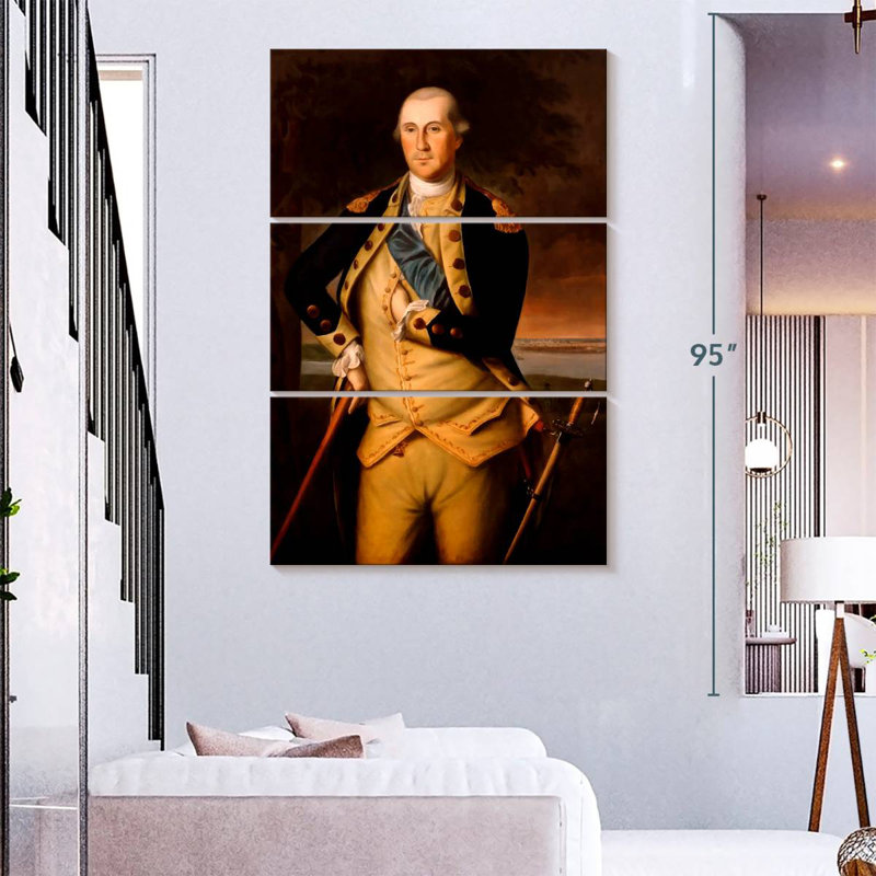 Lelar General George Washington, 74" H x 48" W