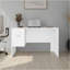 Bureau, 2 tiroirs, blanc