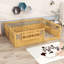 Lit en bois avec tablettes et rails latéraux-130088330-130088335