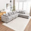 Canapé modulaire en L 6 pièces Bennett-1312306283