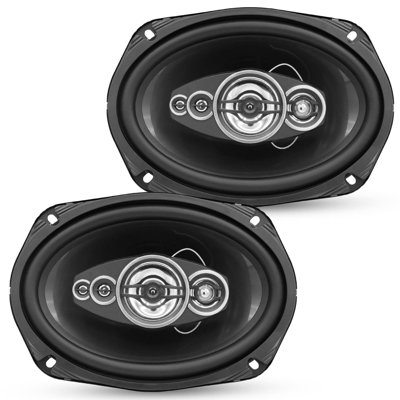 5 paires de haut-parleurs de voiture 6 x 9 800 W 4 Ohms 2 voies audio haut-parleur coaxial avec super tweeter adapté pour le véhicule