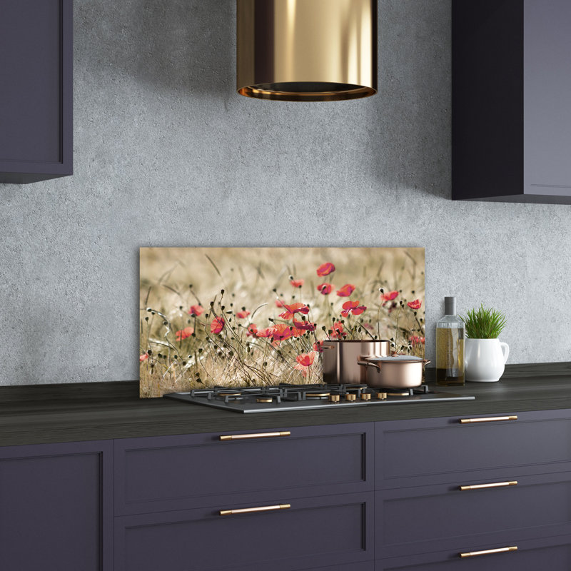 50cm W x 100cm L Glass Peel and Stick Panel