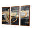 Golden Rings In The Night - ensemble de décorations murales géométriques-1168325367-1168325366