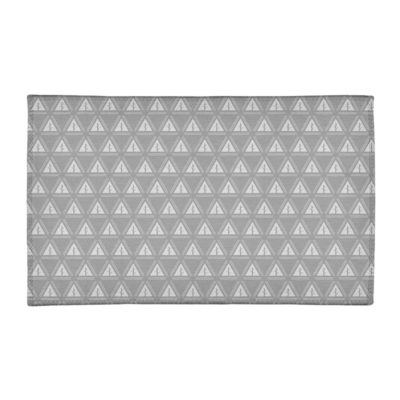 Chenille Geometric Indoor Rug, Rectangle 4' x 6'