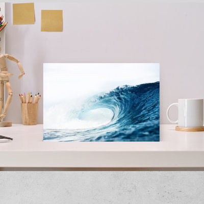 Blue Wave Abstract Contemporary Wall Art