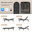 EGOHOME Zero Gravity Adjustable Bed with Wireless Remote--APP Head & Foot Incline-989630943