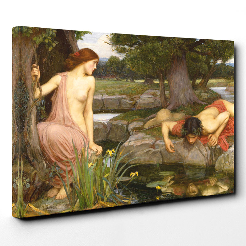 John William Waterhouse - Wrapped Canvas Painting, 70cm H x 100cm W