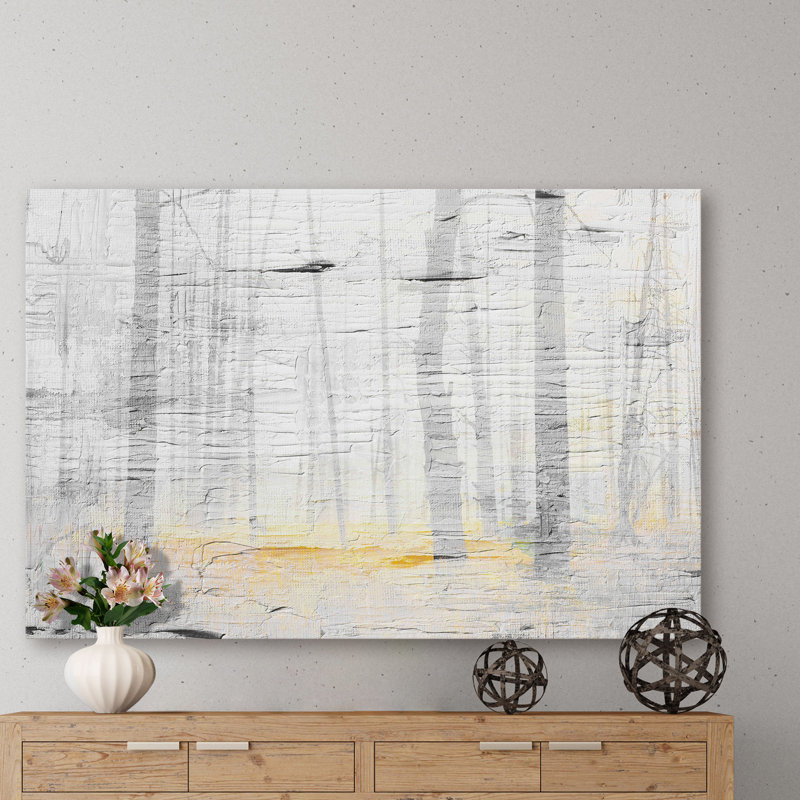 Golden Ground Forest Scene Canvas Print, 24" x 16"
