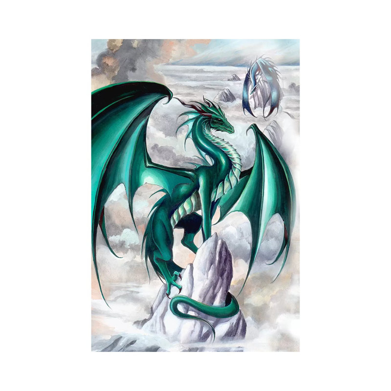Tempest 1 Piece Wall Art on Canvas, 20.32 cm H x 30.48 cm W, Canvas