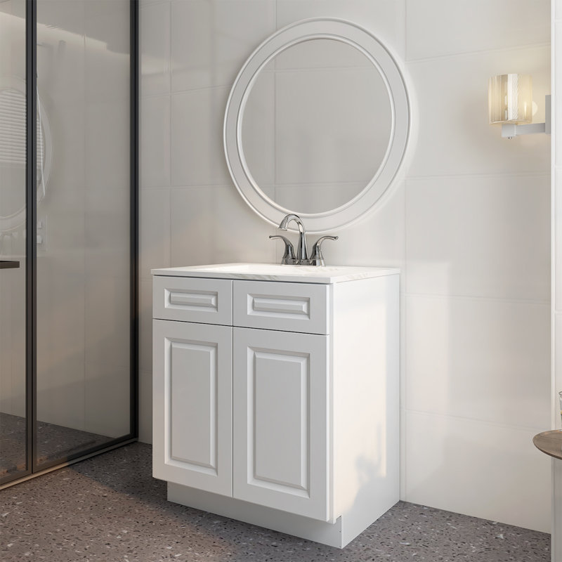 Cozy Design 36'' Single Bathroom Vanity Base Only, Traditional White