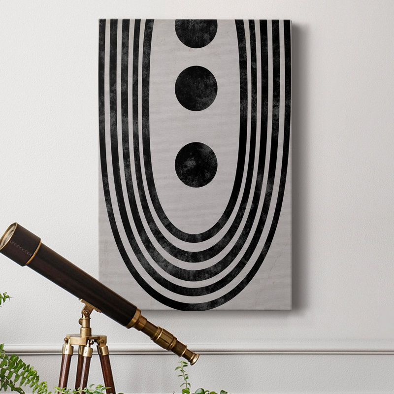«Tubular Abstract II», toile tendue avec châssis de qualité supérieure - prête à être accrochée, H 36 po x l 24 po x P 1 po