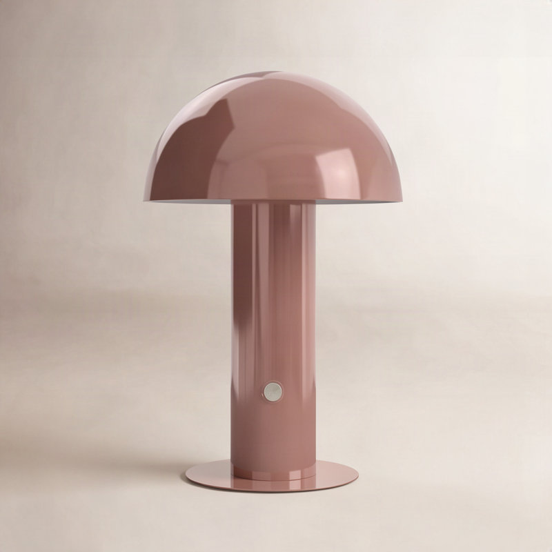 Lampe de table simple 10,75 po Viv, Rose