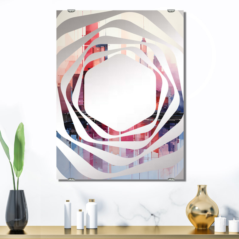 Sarahgrace - Miroir mural gratte-ciel MIR142122, 32 po x 24 po
