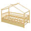 Lit en bois avec couchette