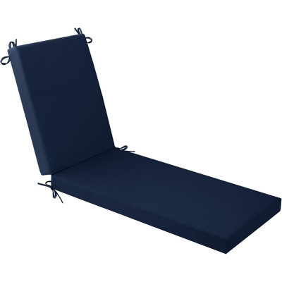  Coussin de chaise longue d'extérieur en tissu oléfine imperméable, résistant à la décoloration
