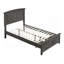 Lit simple (matelas non inclus), gris-361111091-361111092