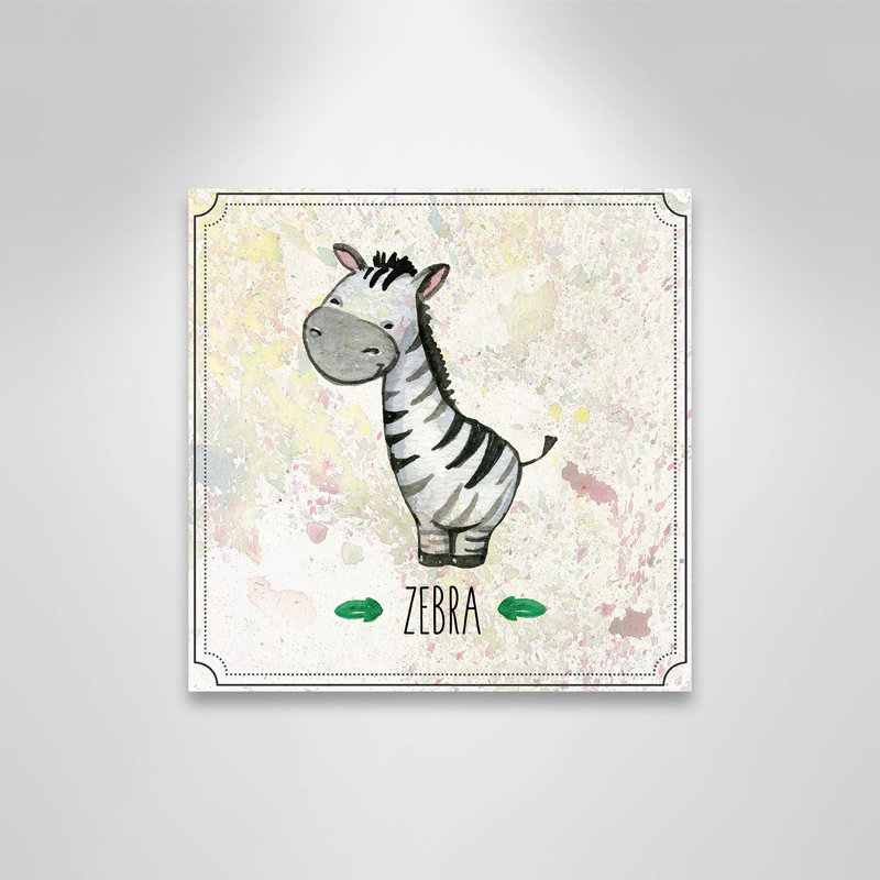 Jungle Day 4' Wall Decal, Paper, 12" H x 12" W x 1.5" D