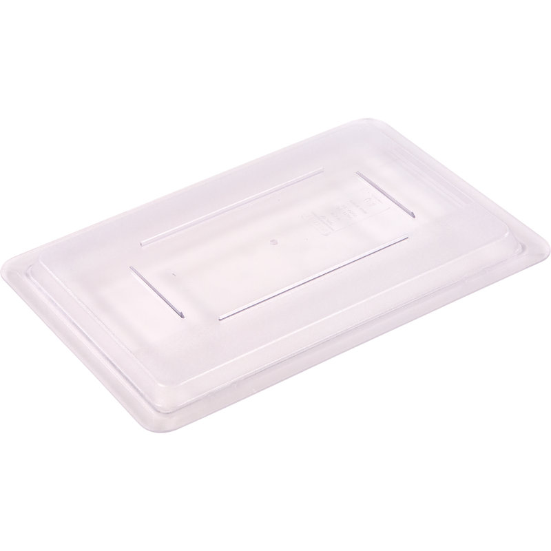 Couvercle rectangulaire transparent en polycarbonate