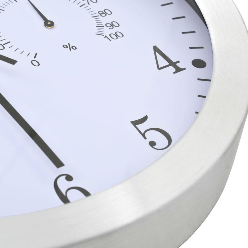 Kees Metal Wall Clock, White