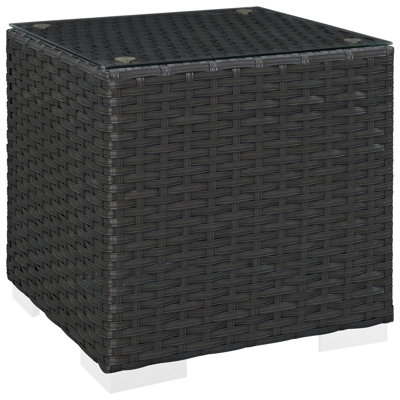 Sojourn Outdoor Patio Rattan Side Table