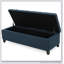 Banc rembourré avec repose-pieds avec beaucoup d'espace et un coussin bouclé confortable, pouvant supporter 300 lb pour une utilisation polyvalente-856861417-856861418