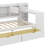 Wooden L-Shaped Daybed with Seven Storage Cabinets and Dual Drawers, a Multi-purpose Bed with an Integrated Study Table-1955307022-1955307023