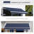Outsunny Retractable Awning, Patio Awning Sunshade Shelter with Manual Crank Handle, 280gsm UV Resistant Fabric and Aluminum Frame for Deck, Balcony, Yard-119251302