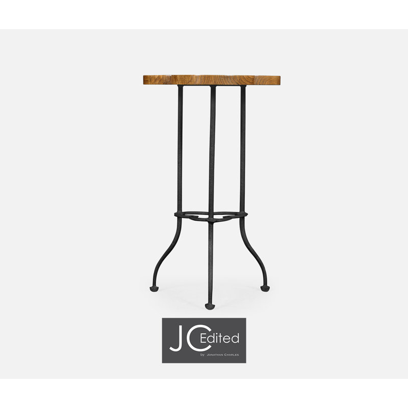 Sussex Solid Wood Top End Table, Light Brown Chestnut