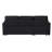Paisley 82"  Linen Fabric Reversible Sleeper Sectional Sofa With Storage Chaise