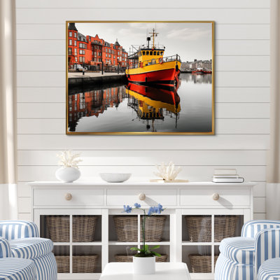 Port Quayside Contrast I sur toile