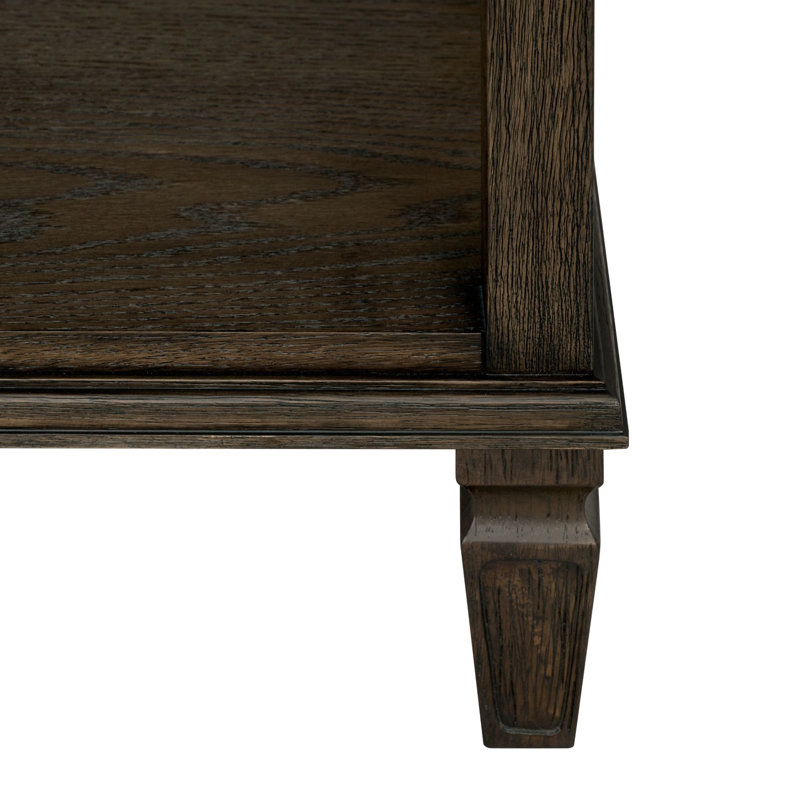Table de chevet Victoria brun antique (table de chevet uniquement), Brun